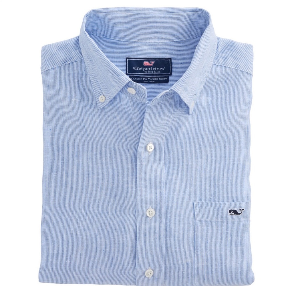 Vineyard Vines Sandy Ground Stripe Tucker Shirt
